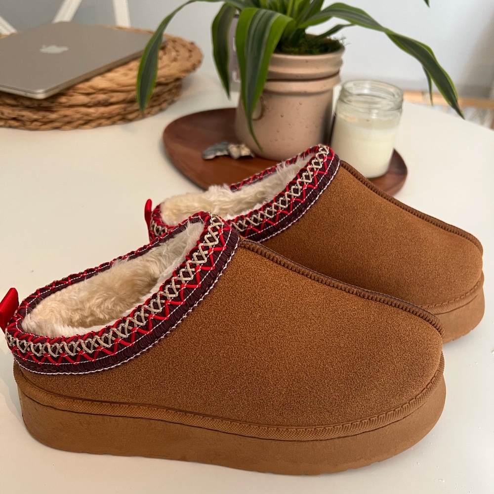 Platform Slippers -  Padded and Lined